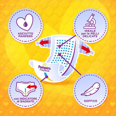 Pampers Progressi & Fit Prime Midi Windeln, Kurzformat, 162 Windeln, Größe 3 (4-9 kg), Online-Mitgliedschaft im Fitnessstudio für 1 Monat als Geschenk