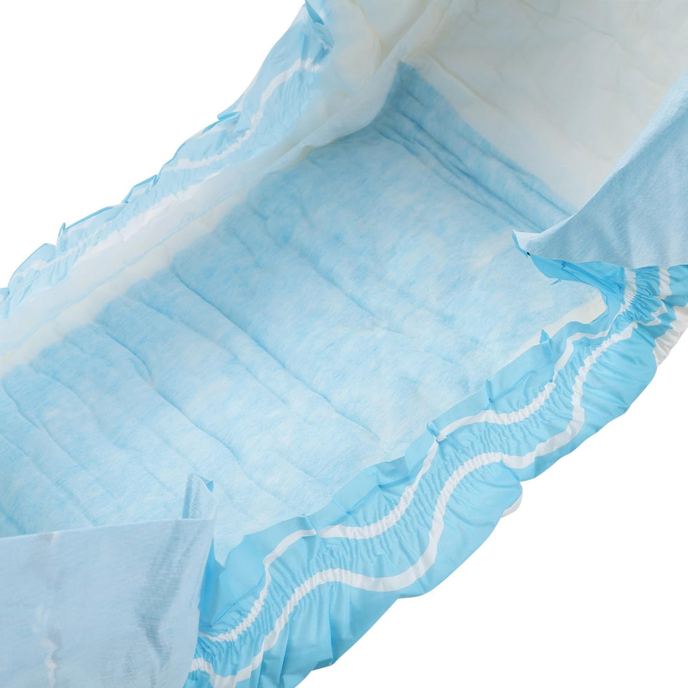 CutiePlusU Windeln für Erwachsene, 10er-Pack, Einweg-Blattwindeln für Damen und Herren, maximale Saugfähigkeit über Nacht – I Love Summer (mittlere Größe 71–96 cm)