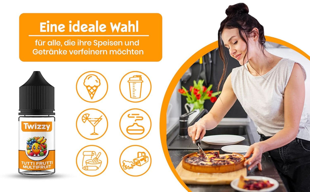 Twizzy Konzentriertes Tutti Frutti Aroma, 30 ml Aromen Naty Shop