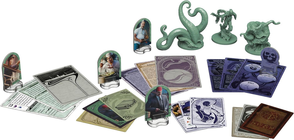 Fantasy Flight Games, Abyss – Horror ohne Namen, Erweiterung, Expertenspiel, Strategiespiel, 3-6 Spieler, ab 14 Jahren, 120-240 Minuten, deutsch, mehrfarbig, bunt