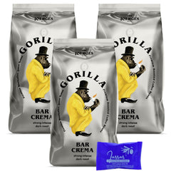 Gorilla Espresso Bar Crema 3x 1000g Produse de patiserie Joerges + Jassas | Cafea Gorilla | Gorilla Espresso