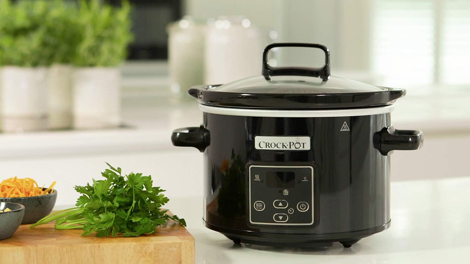 Slow Cooker digitaler Crockpot, Warmhaltefunktion, 2,4 Liter (1-2 Personen) Slow Cooker Naty Shop