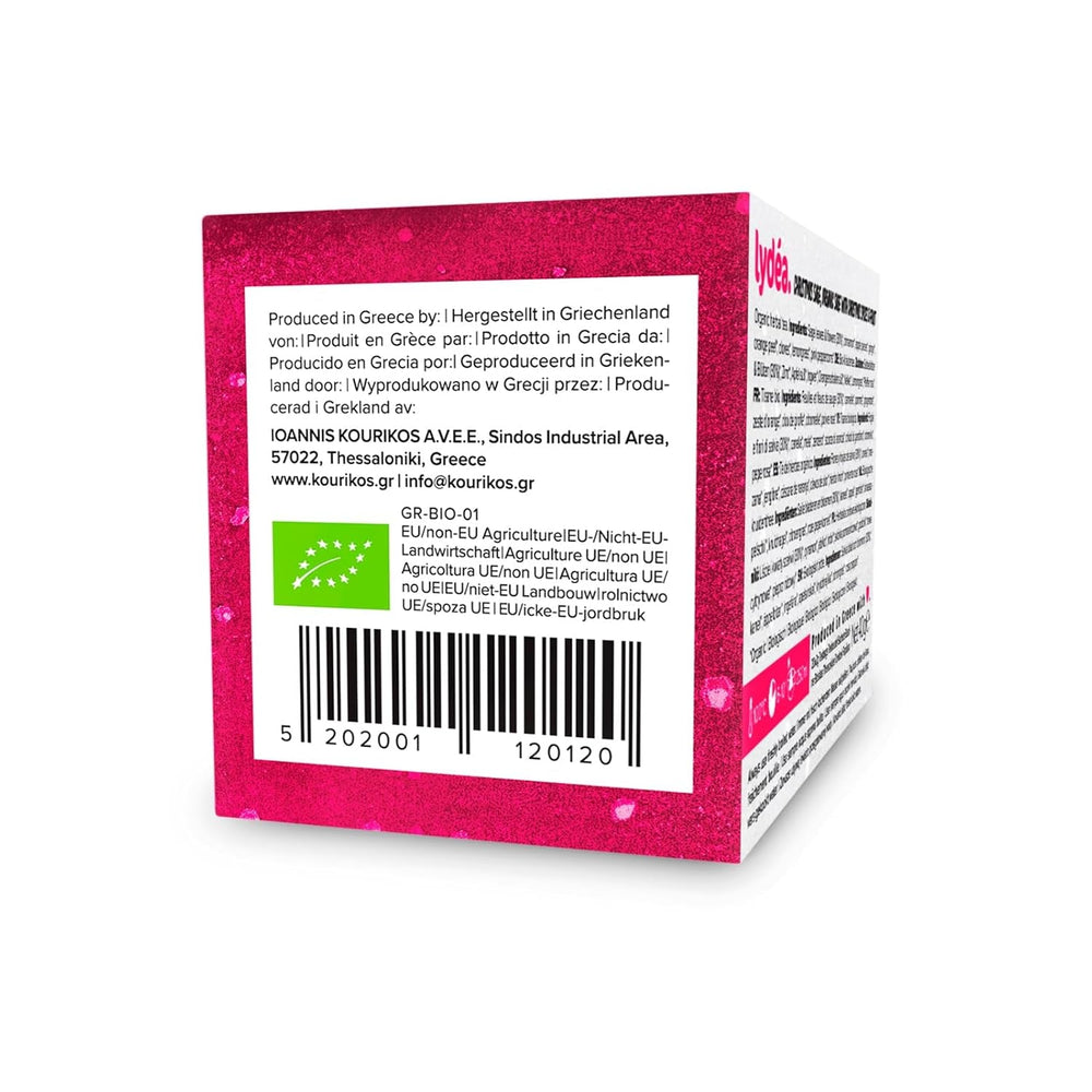 Lydea Bio-Salvie – Ceai de plante aromatice minunat, cu condimente și fructe întregi, fără cofeină, 60 piramide, pachet de 3 [3 x 20 piramide]