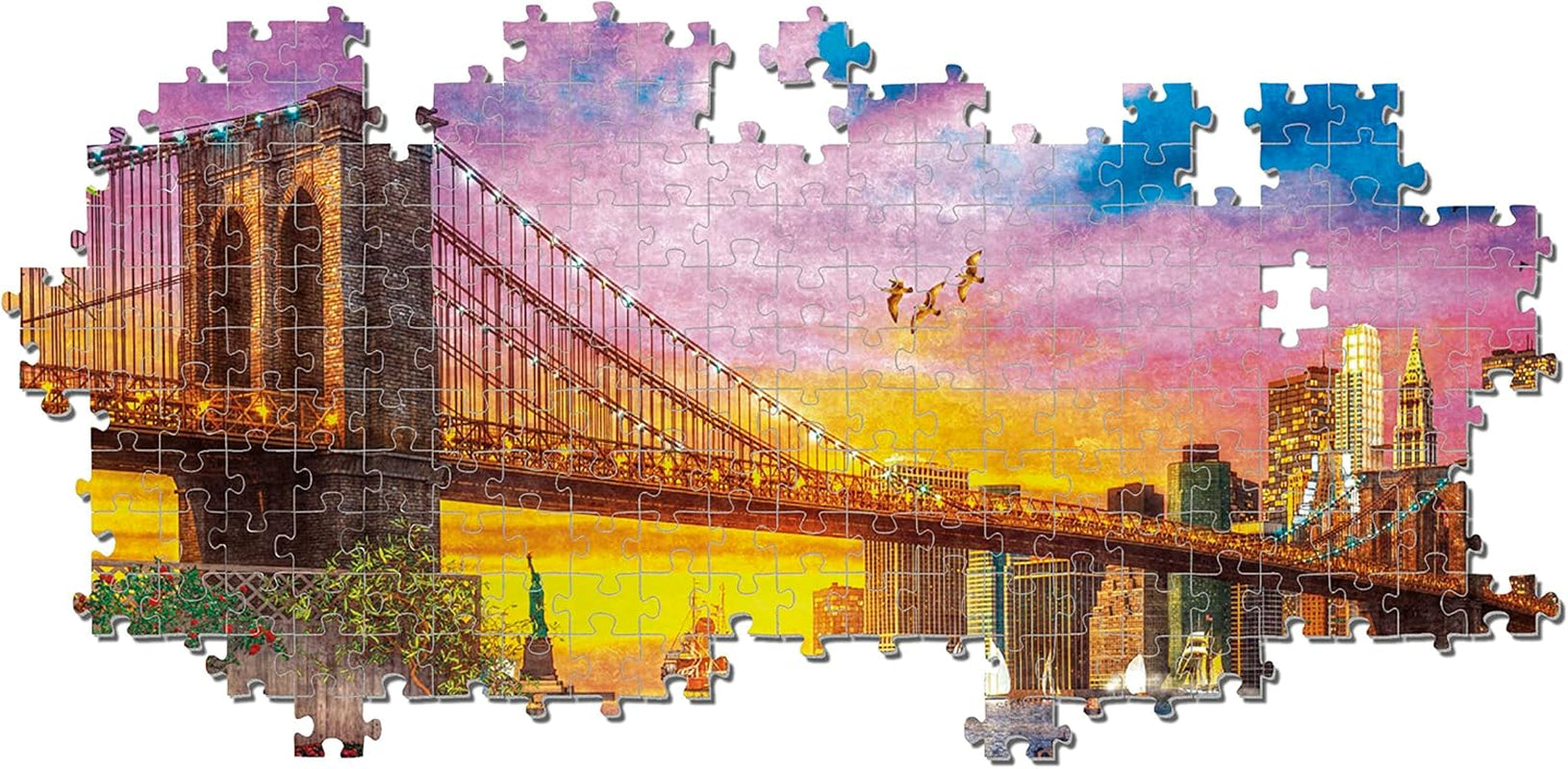 Clementoni - 33552 Collection - Manhattan Balcony Sunset, Puzzle 3000 piese pentru adulți și copii 10 ani, joc de îndemânare pentru întreaga familie Puzzle Naty Shop