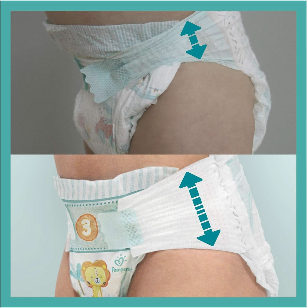 Pampers (klassische Version), Windeln für Babys Größe 4+ (10-15 kg), 100 Stück Mutter und Kind Naty Shop