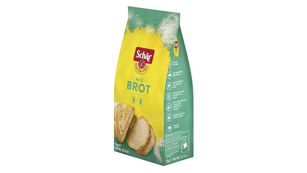 Mix B - Brot Mix Backmischung Glutenfrei 1Kg, 10Er Pack Naty Shop
