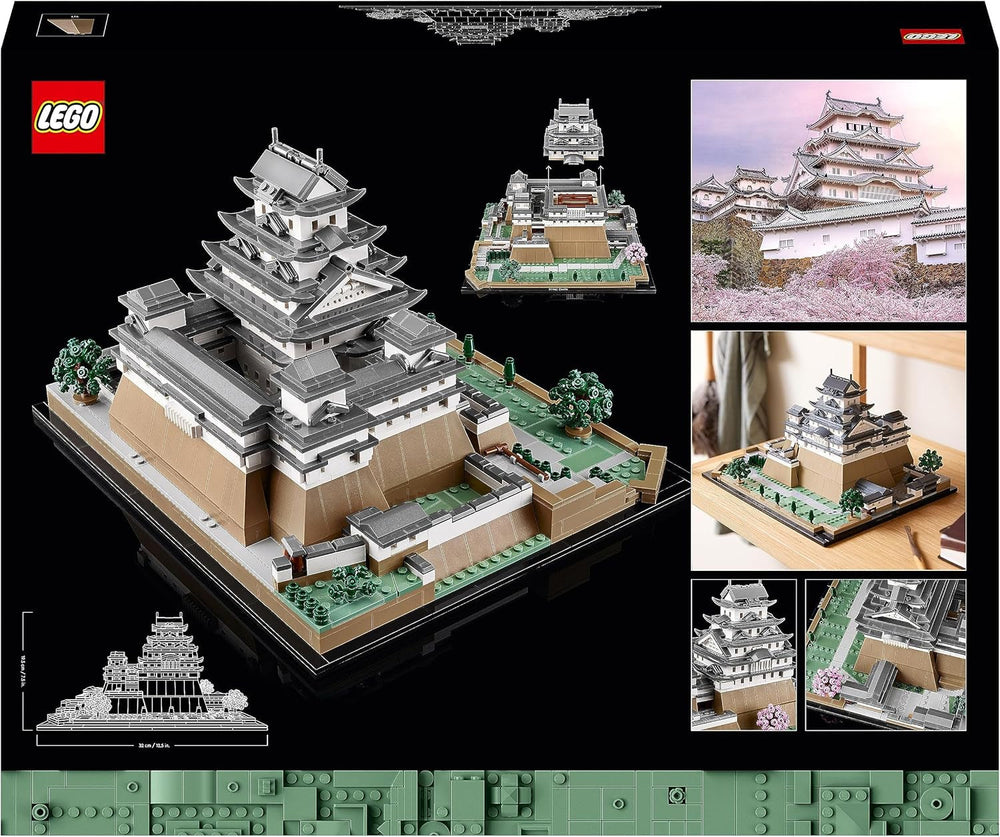 LEGO Architecture Himeji Castle, Modellbausatz für Erwachsene, Wahrzeichen-Sammlung, kreatives Garten- und japanisches Kultur-Fan-Set mit Kirschblütenbaum, Geschenk für Sie und Ihn 21060 Bausets Besuchen Sie den LEGO-Store