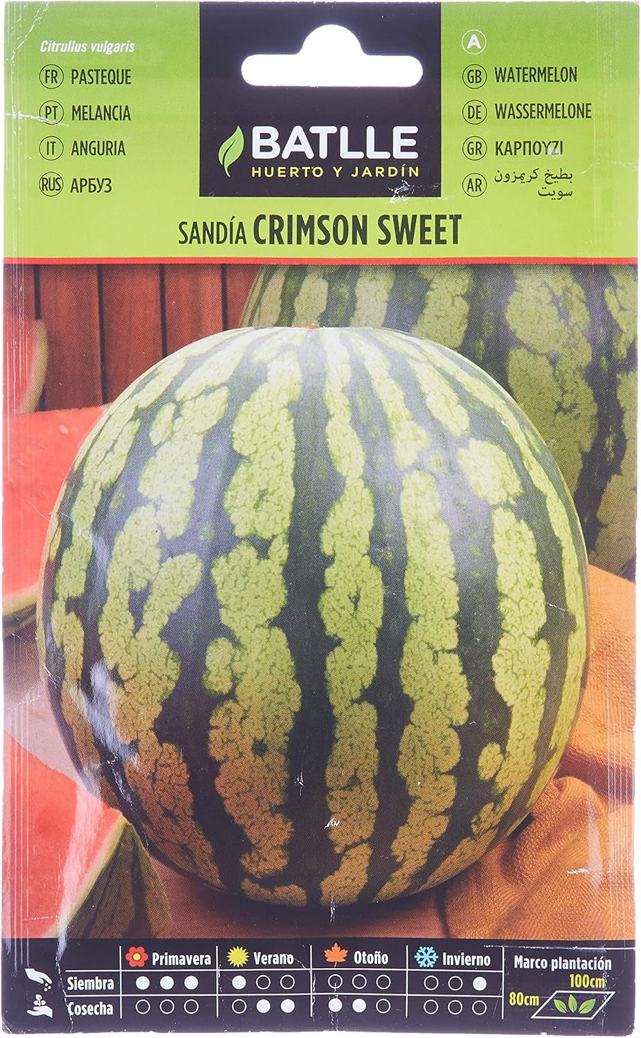 Batlle Gemüsesamen - Wassermelone Crimson Sweet (160 Samen)