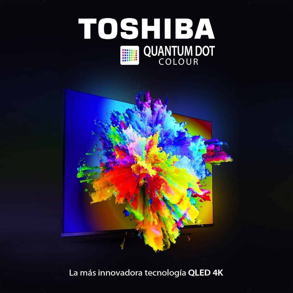 Toshiba, 43QA4163DG, 43 inch, QLED Quantum Dot Ultra HD (3840 x 2160), Asistent Google, Bluetooth, Netflix, Video, Chromecast