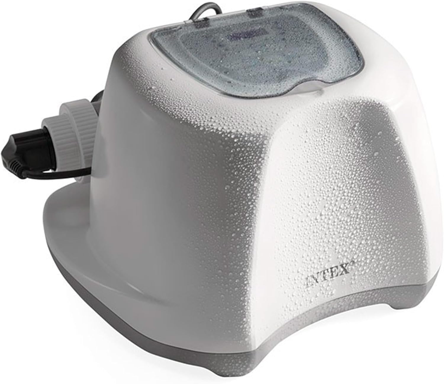 Intex 26668 – Krystal Clear Salzwasserfiltersystem für 2650–12112 l/h Filterpumpe für kleine Pools bis zu 26500 l, Kunststoff, weiß