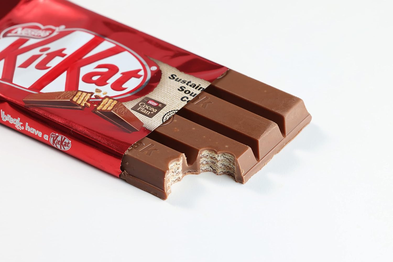 Nestlé Classic Schokoriegel, knusprige Waffelriegel aus Milchschokolade, 48er-Packung (24 x 41,5 g)