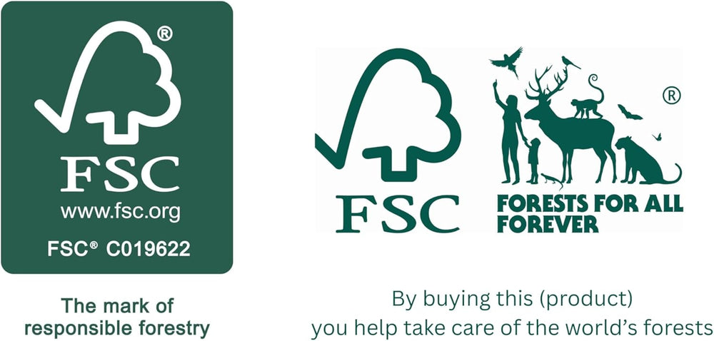 Tala Teigroller aus Buchenholz – Drehbares Nudelholz mit Griffen, glatte Oberfläche, langlebig & leicht zu reinigen – Perfekt für Teig, Gebäck, Brot & Pizza – FSC-zertifiziertes Holz