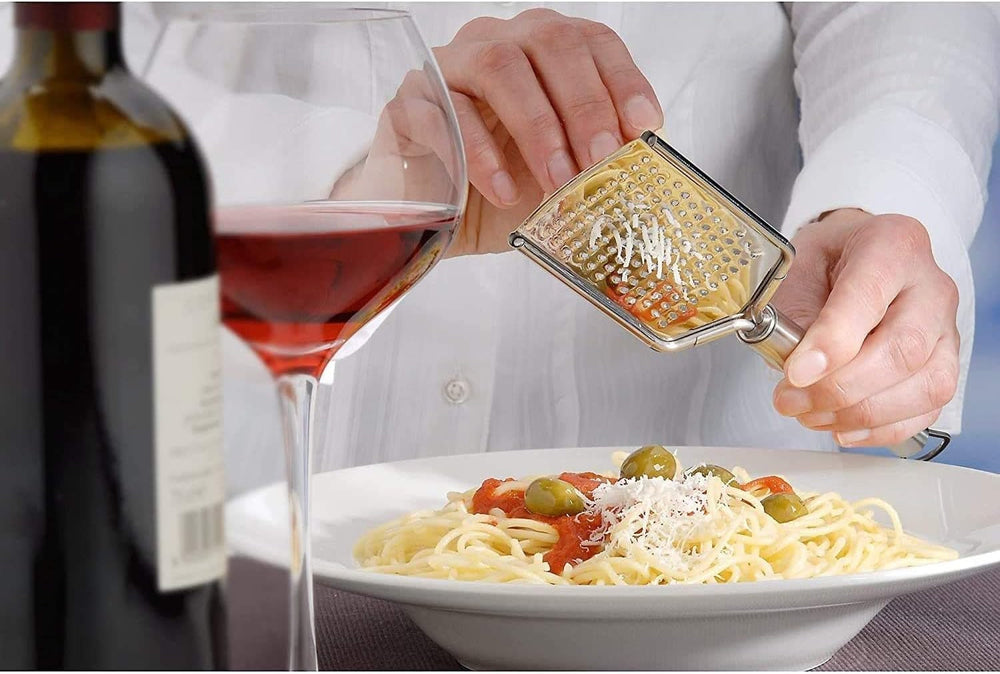 WMF Profi plus Käsereibe aus Edelstahl 25 cm, feine Rasierfläche Schäler Naty Shop