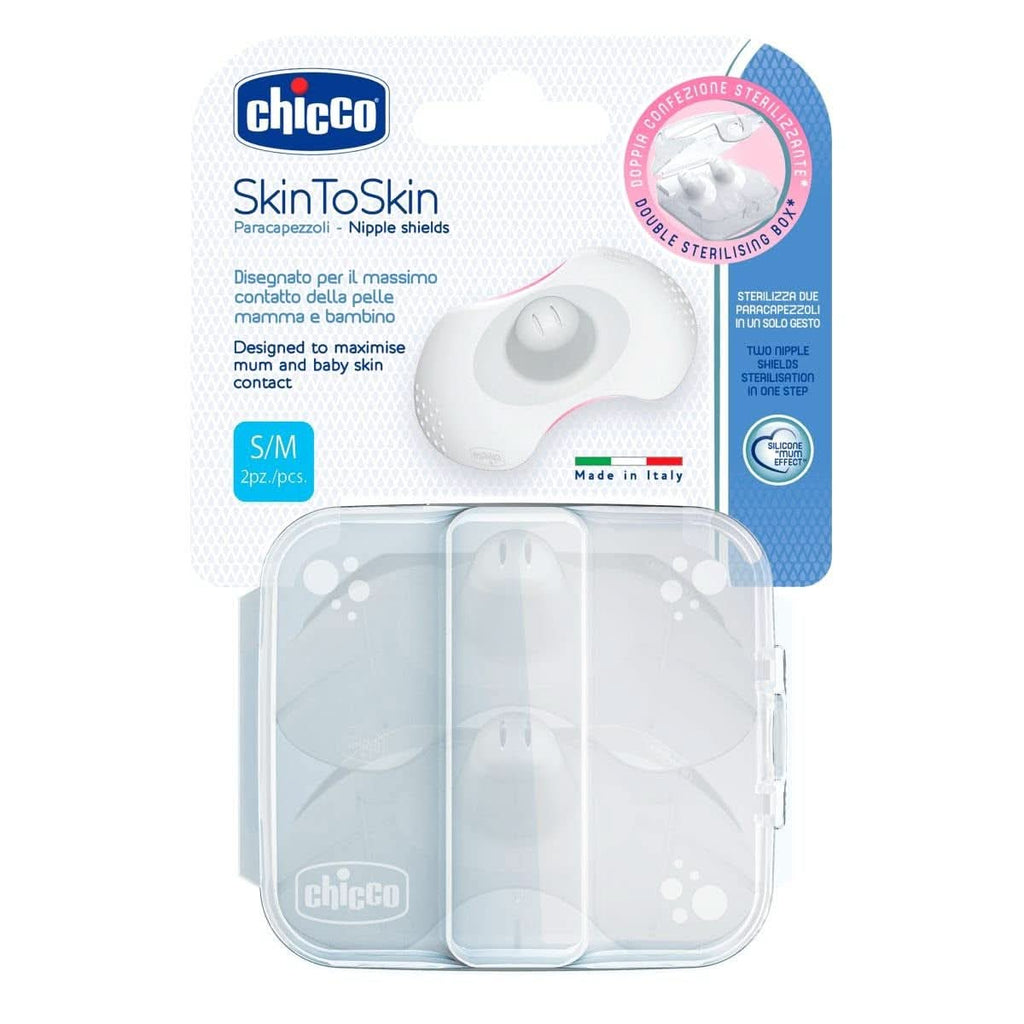 Chicco Protector mamelon Skintoskin, silicon, transparent, 6 buc Accesorii Hrana si Alaptare Bebe Naty Shop