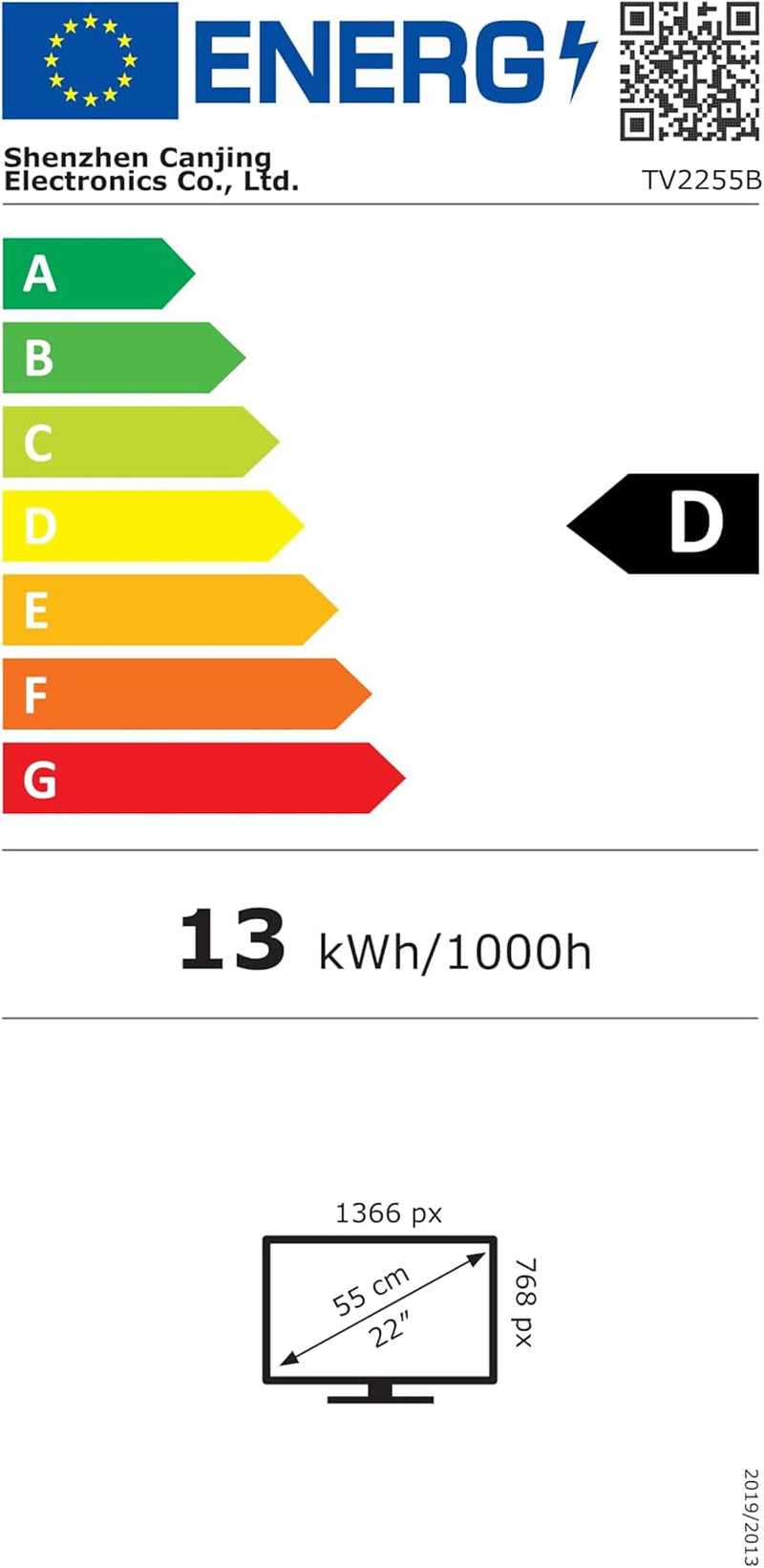 Noi îmbunătățiri - Televizor mic Desobry de 22 de inci cu DVD player, mini TV 1080P tuner DVB-T2 cu antenă, intrare HDMI/USB, combinație TV-DVD de 12V pentru autorulote, bucătării și camere mici