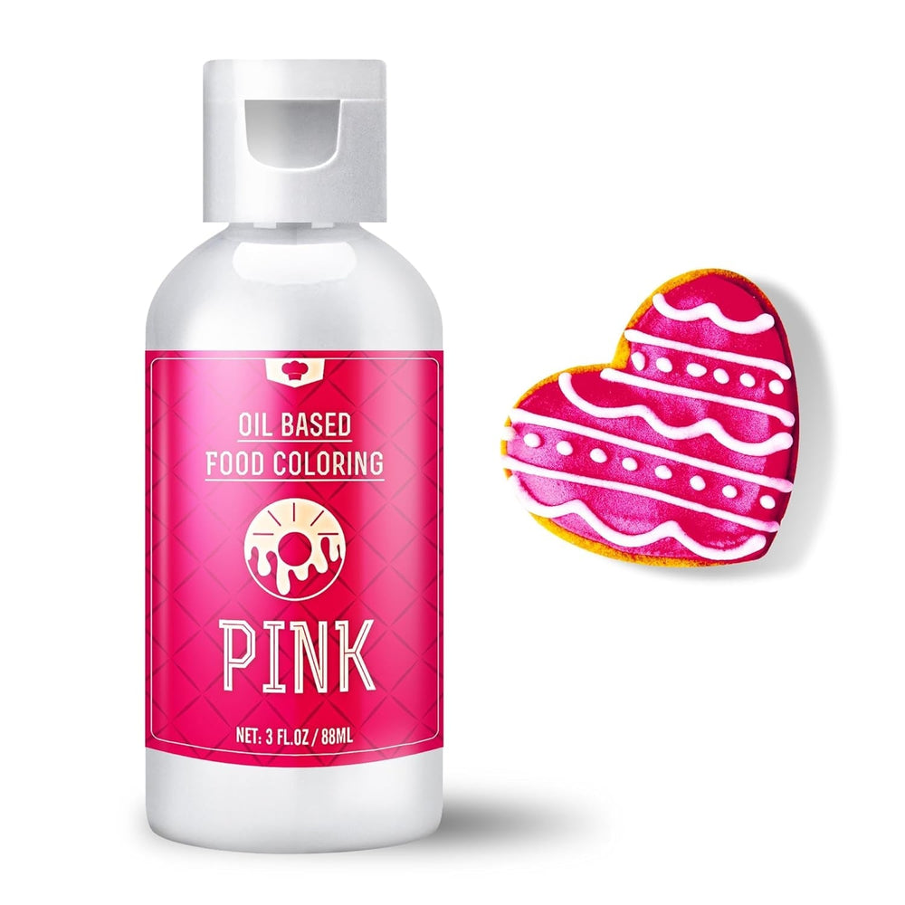 Colorant alimentar liposolubil pentru ciocolată - 88 ml colorant alimentar pe bază de ulei pentru fondant, copt, prăjituri, fursecuri - Colorant alimentar lichid fără aromă pentru unt de cacao, prăjituri, cremă de unt (alb)