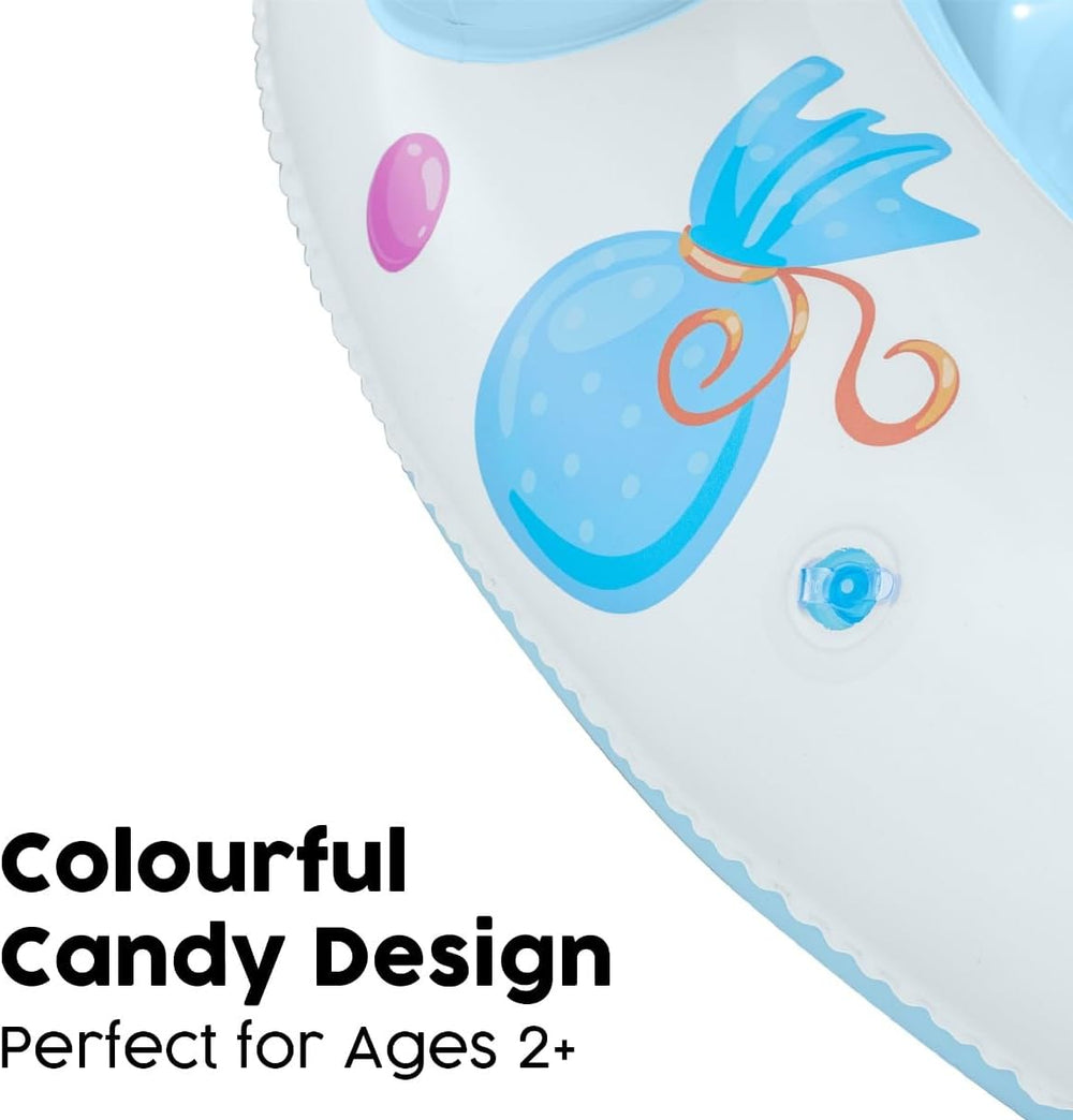 Bestway Sweet Shope Kinderbecken mit Sonnendach 104 x 84 cm