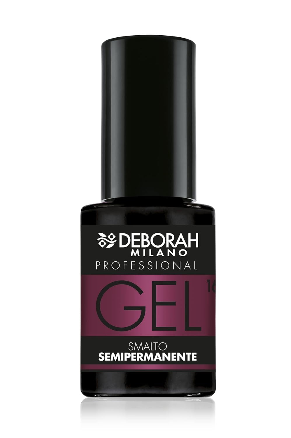 Milano Professional semipermanenter Nagellack, Nr. 21 Burgunderrot, volumengebender Effekt, lang anhaltend, für intensive und glänzende Nägel, 4,5 ml