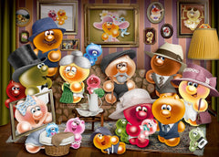 Ravensburger Puzzle 12000341 - Funny Gelinis - 2X Puzzle jigsaw de 1000 de piese pentru adulți și copii de peste 14 ani Puzzle Naty Shop