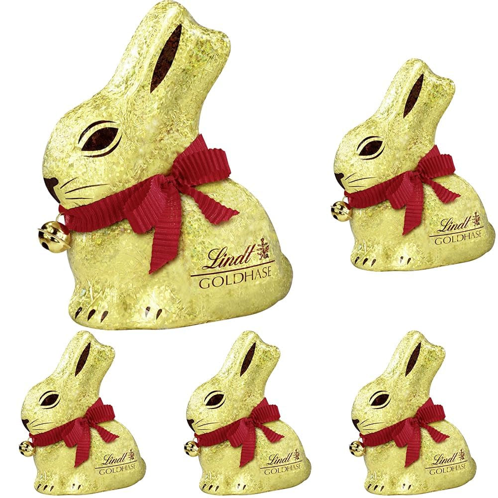 GOLD BUNNY Golden Chocolate Glamour Edition | 100g GOLDHASE | Osterhase Premium Milchschokolade | Osterschokolade | Geschenk aus Schokolade | Schokoladenhase | Osterhase