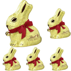 GOLD BUNNY Golden Chocolate Glamour Edition | 100g GOLDHASE | Osterhase Premium Milchschokolade | Osterschokolade | Geschenk aus Schokolade | Schokoladenhase | Osterhase
