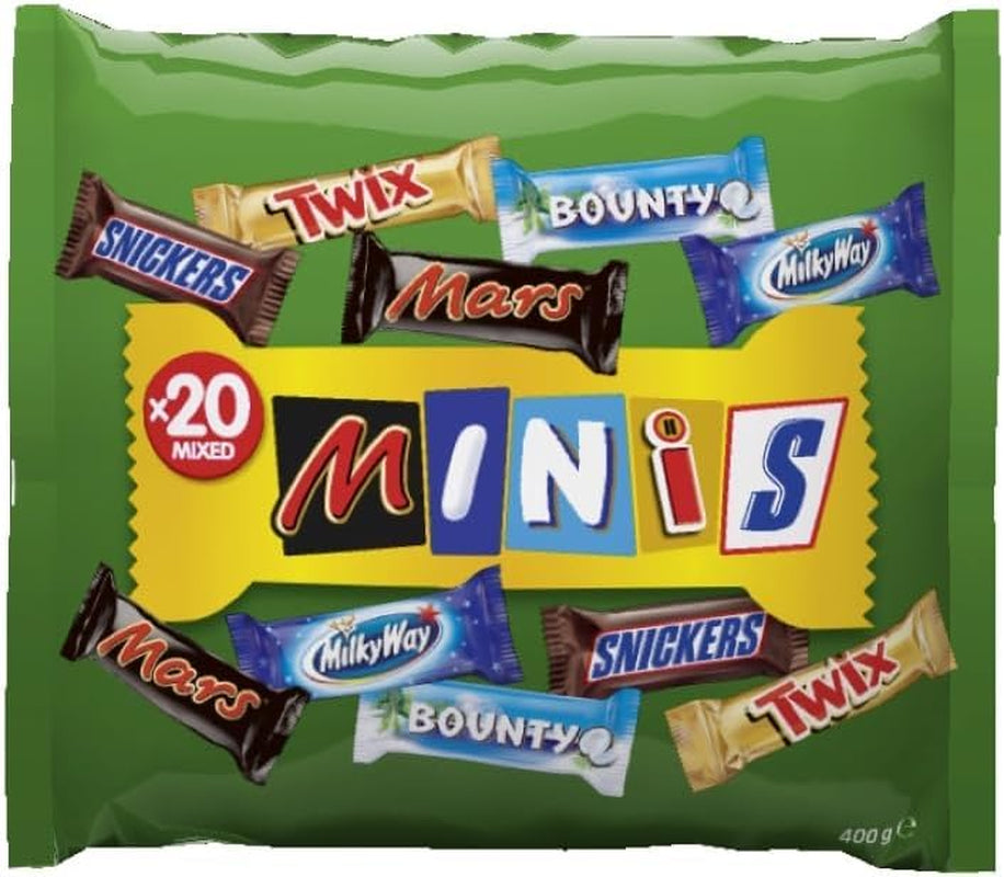 Packet Mix, Mars, Snickers, Bounty, Twix, Milky Way und andere Naty Shop-Schokoladenbonbons