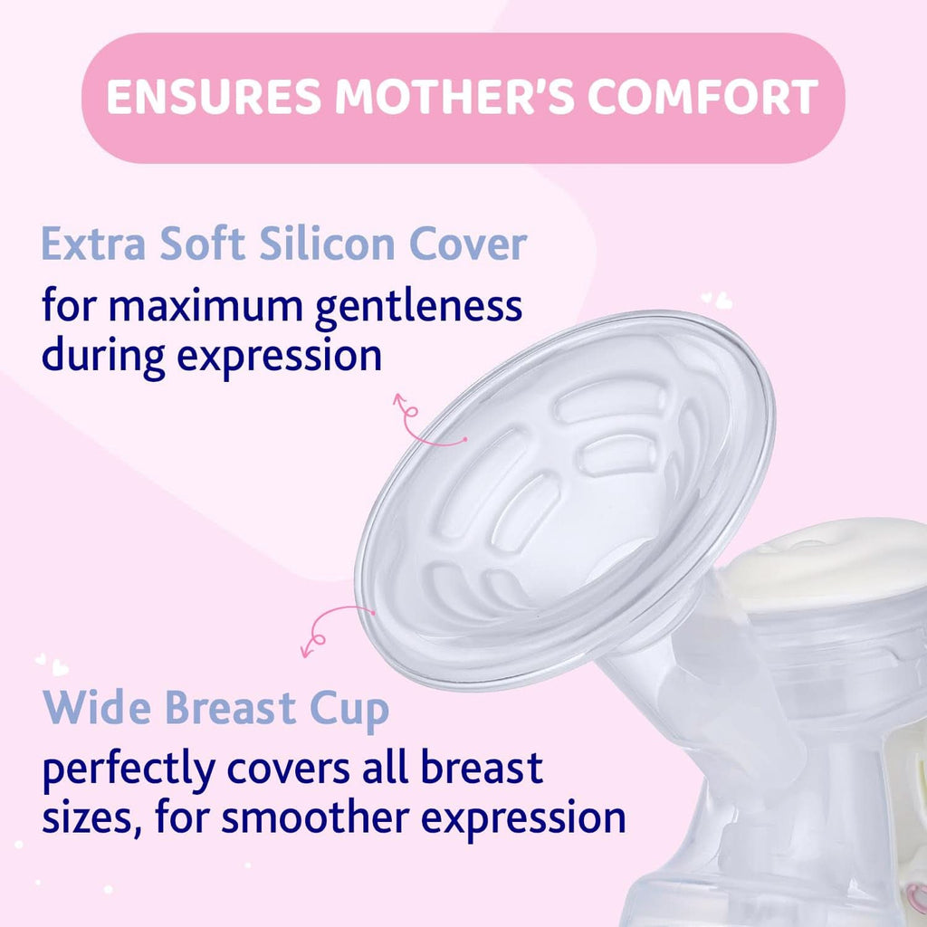 Pompa manuala Chicco Natural Feeling, pompa de alaptare cu tetina inclinata si capac ermetic, devine biberon - 150 ml Accesorii Hrana si Alaptare Bebe Naty Shop