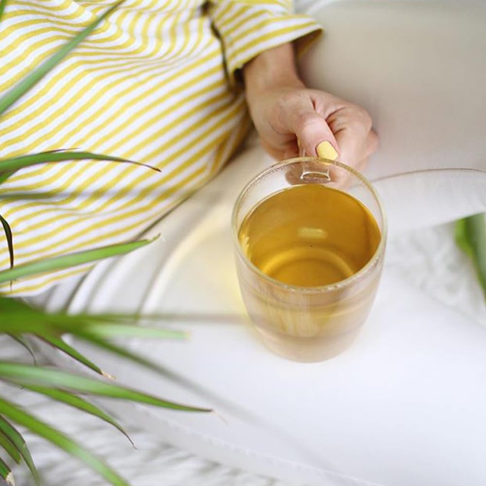 Kusmi Tea - Pachet de 2 - Ceai verde cu iasomie - Amestec de ceai verde organic cu iasomie - Ceai verde 100% organic - Se poate consuma fierbinte sau rece - 2X20 pliculețe de ceai