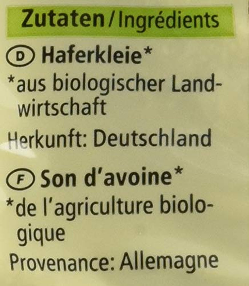 Bio-Haferkleie mit Sprossen, 500g