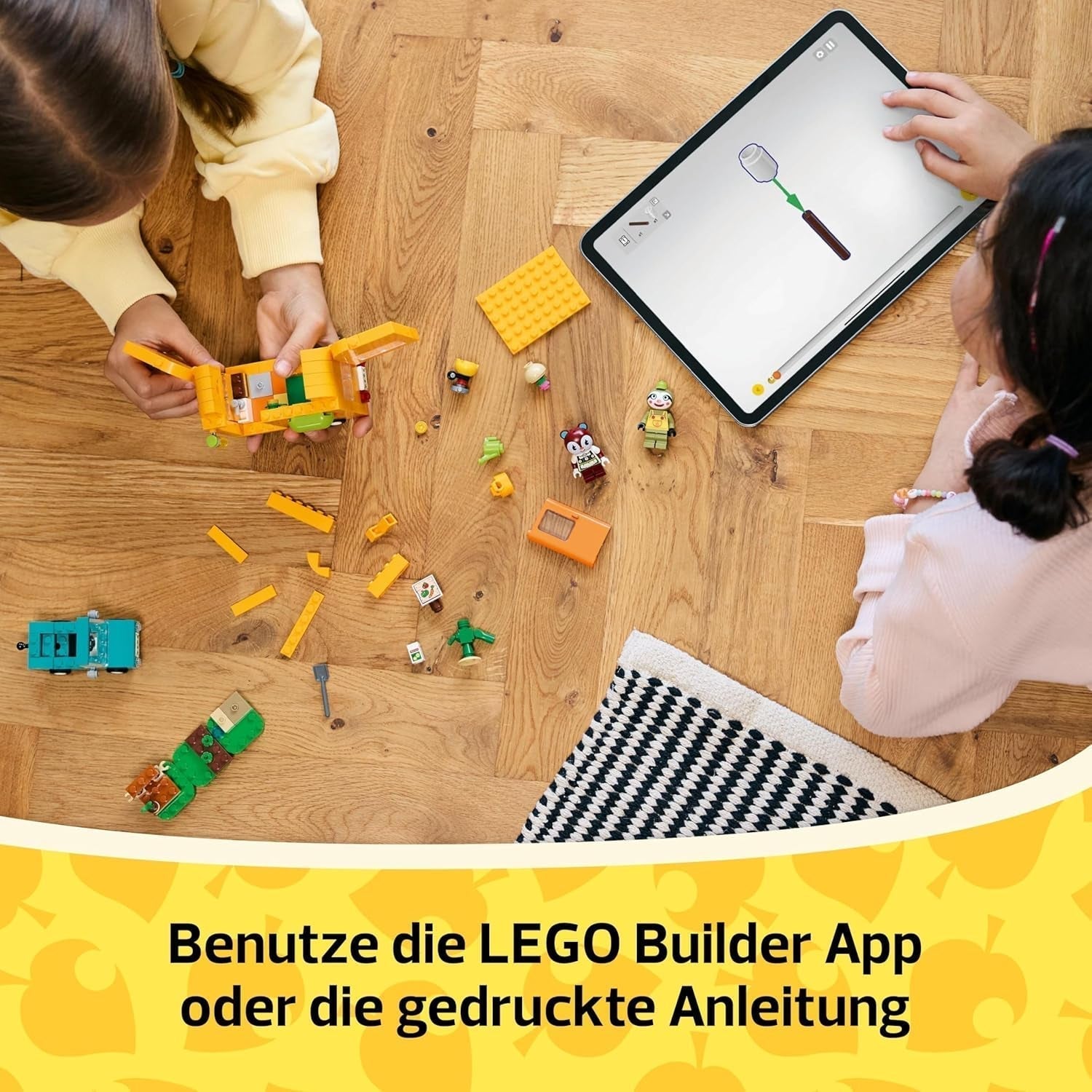 LEGO Animal Crossing Gerds Wohnwagen und Garten, Rollenspielset, Autospielzeug für Kinder ab 7 Jahren, Mädchen und Jungen, Geschenk, Videospielspielzeug mit Tierfiguren, 77054, Bausets. Besuchen Sie den LEGO-Store