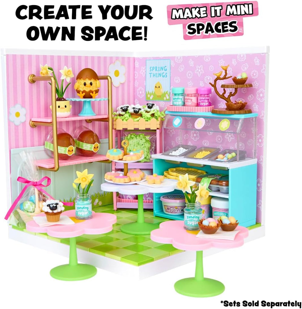 Seria Miniverse Make It Mini Spring de la MGA – Obiecte de colecție miniaturale din rășină de sezon pentru DIY și expunere, cu ingrediente replica, necomestibile – pentru colecționari și copii cu vârsta de 8 ani și peste