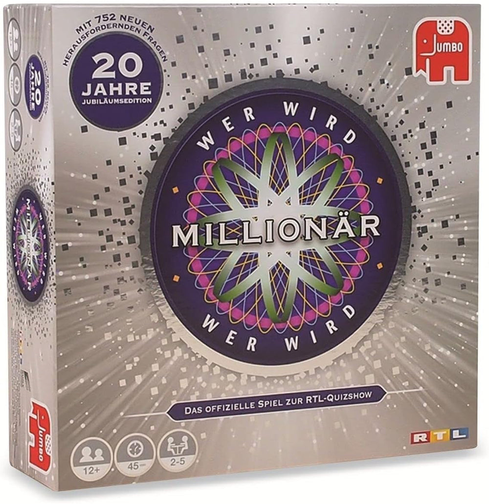 Jumbo Games 19736 Games - Cine vrea să fie milionar - Aniversarea a 20 de ani - Joc de societate - Vârste 12+