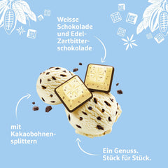 Schogetten Stracciatella Schokoriegel 100g, einzeln portioniert. Eine Freude. Stück für Stück.