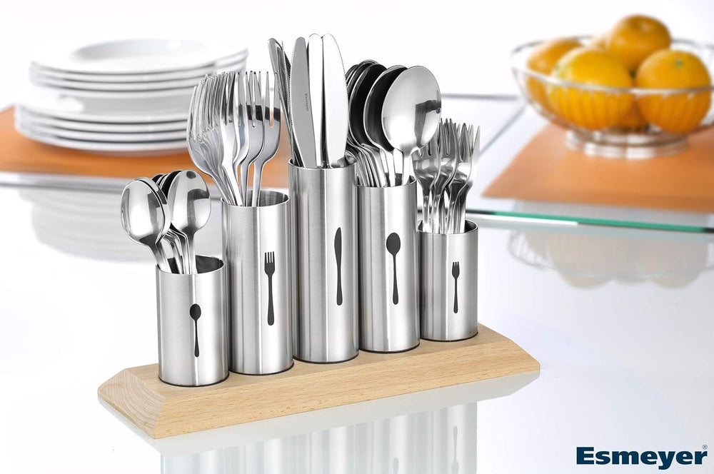 Besteckhalter aus Edelstahl, 1 Packung, Silber Naty Shop Kitchen