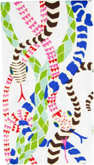 Șervețele de prosop pentru oaspeți Serpentine, albe, 15 bucăți per pachet