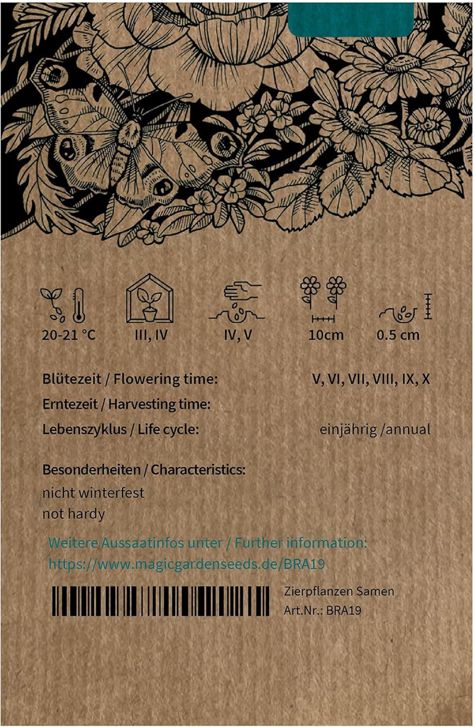 Blaues Gänseblümchen (Brachyscome iberidifolia) ca. 500 Samen der einjährigen Balkonblume, langblühende Topfpflanze, Sommerblume