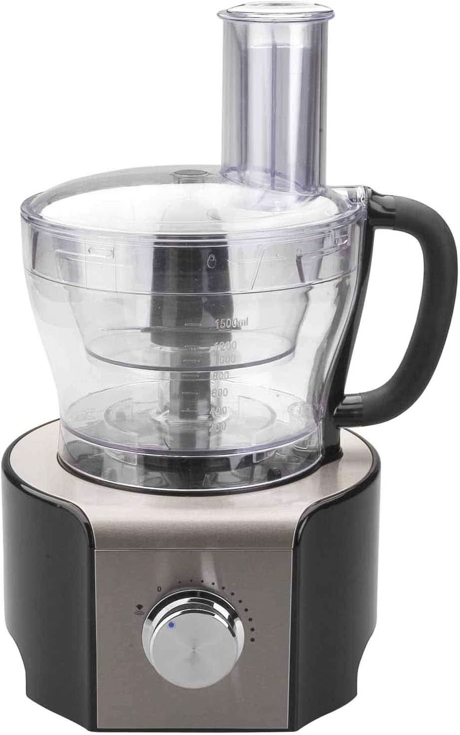 69079 -69079 Multifunktionsroboter 800 W-Schwarz, Edelstahl, Glas und Kunststoff, mehrfarbig Mutter und Kind Naty Shop