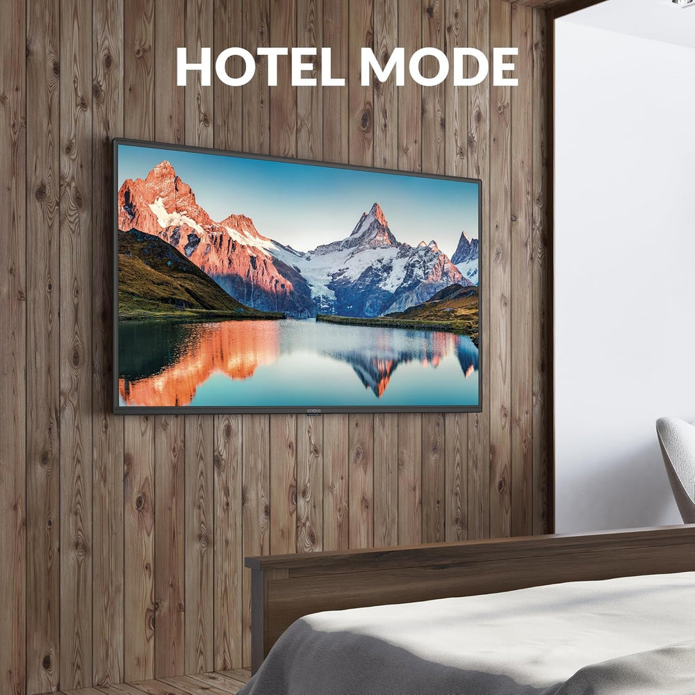 STRONG - Televizor Full HD SRT40FF2003C de 40 inch (100 cm) - Calitate excepțională a imaginii - Tuner triplu - 3 porturi HDMI (1 ARC), 2 porturi USB, conexiune AV, antenă/satelit - negru