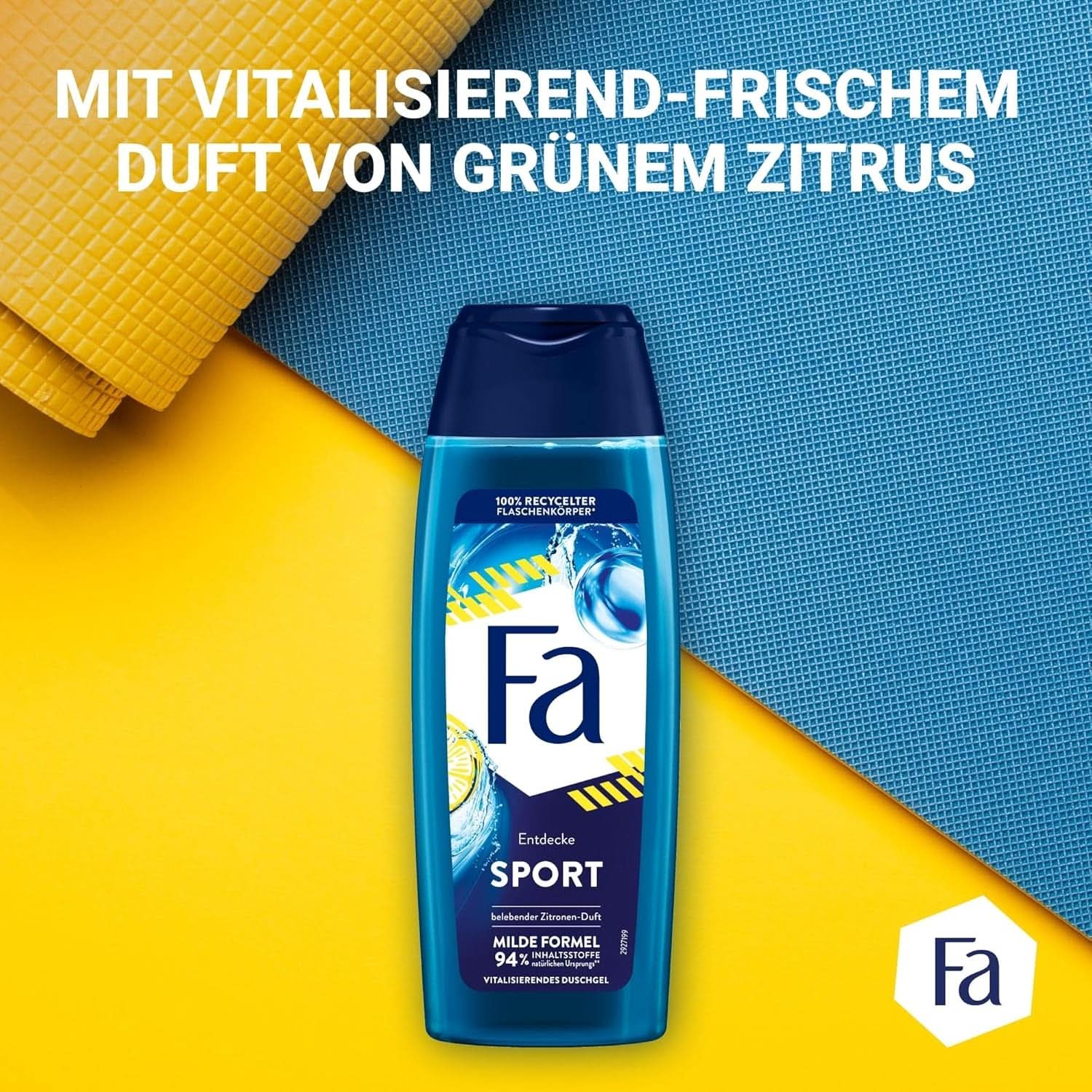 FA Gel de duș Sport, pachet de 6 x 250 ml Duș și baie Naty Shop