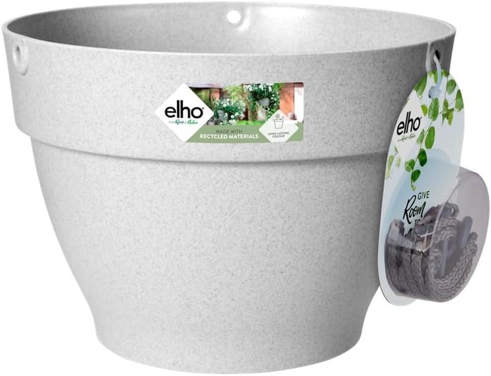 elho Vibia Campana Jardinieră suspendată 26 - Ghiveci suspendat pentru flori - Ghiveci pentru plante de exterior - Ø 26,0 x H 18,4 cm - Negru/Antracit