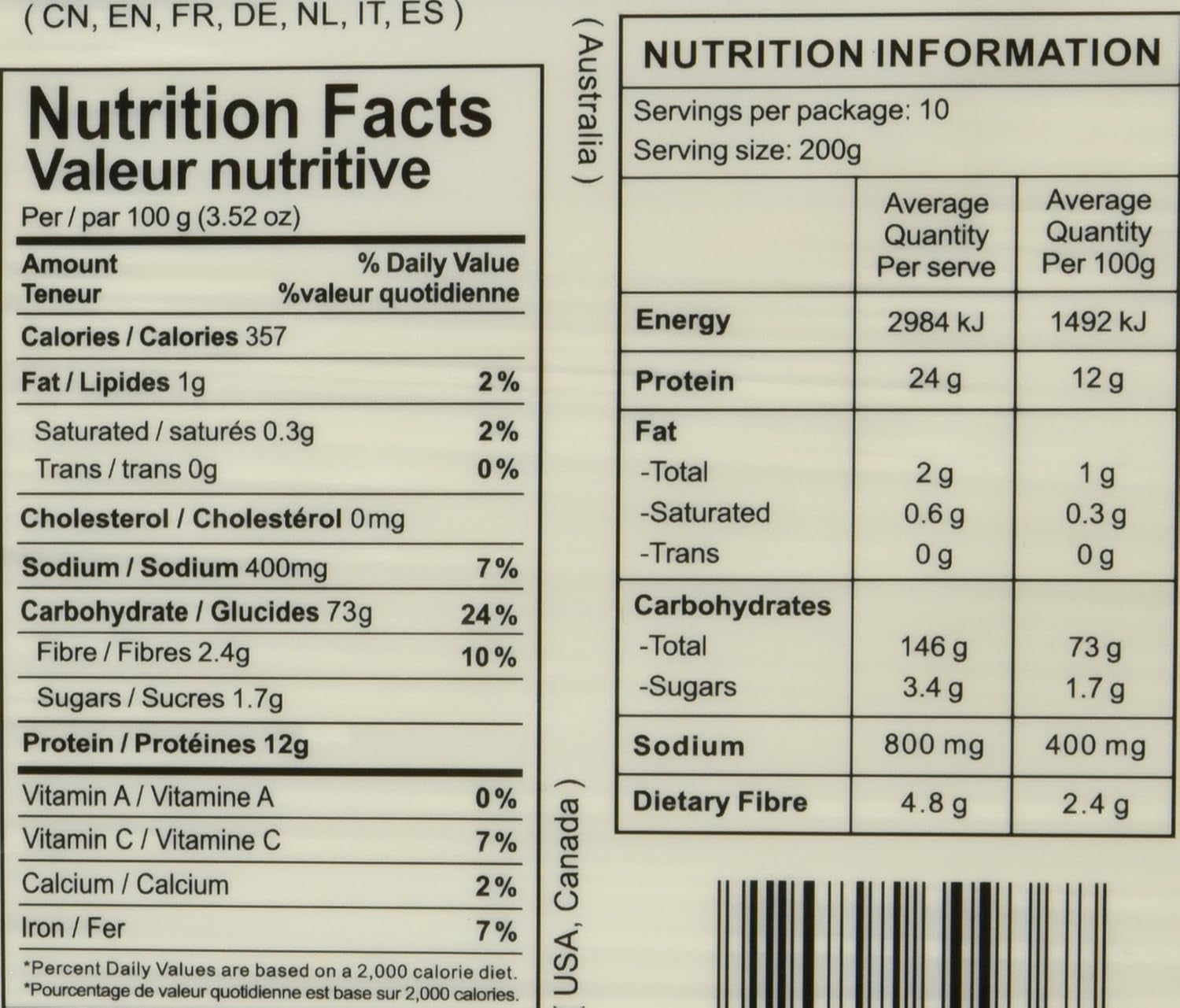 Weizennudeln (Shanghai), 1 Packung (1 x 2 kg)