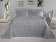 Pierre Cardin 1 Bouti Dots - Bett 90 cm - Farbe Grau C5 Bettdecken und Steppdecken Naty Shop Grau, C5 Bett 90 cm