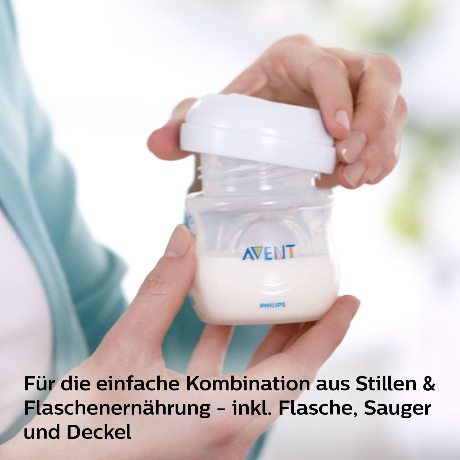 Doppelte elektrische Milchpumpe Philips Avent SCF334/02 Zubehör Essen und Stillen Bebe Naty Shop