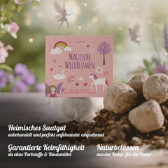 10X Einhorn Samenbomben Als Mitgebsel Kindergeburtstag Mädchen 4 Bis 8 Jahre - Einhorn Geschenke Für Mädchen & Blumensamen Mitbringsel Kindergeburtstag - Kleine Geschenke Für Kinder - Made in Germany