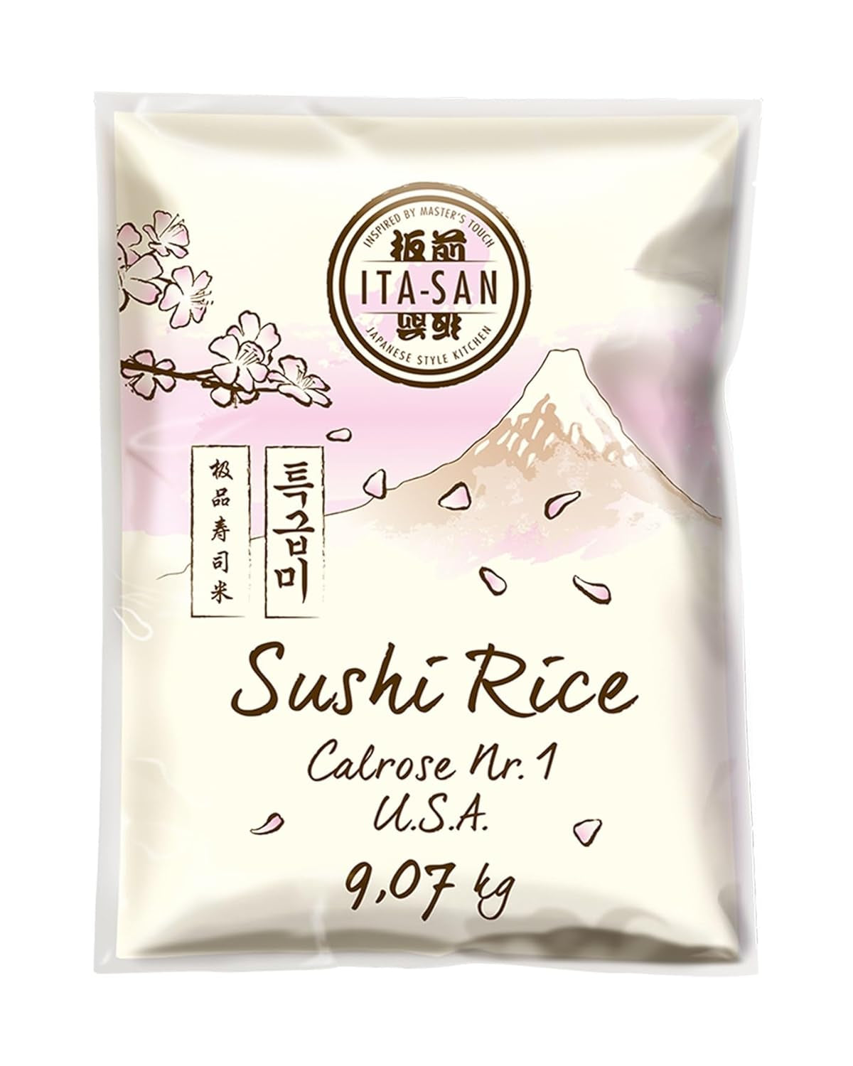 ITA-SAN Calrose / Reis für Sushi, 1 Packung (1 x 9,07 kg)