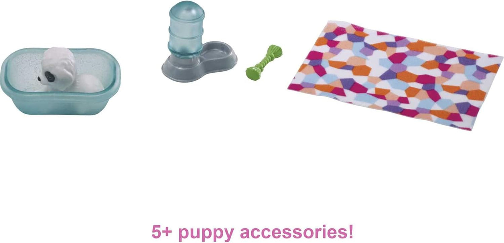 Barbie GRG78 – Mini-Spielset mit 2 Hunden, Hundehütte und Zubehör, Geschenk für Kinder von 3 bis 7 Jahren, Naty Shop Dolls