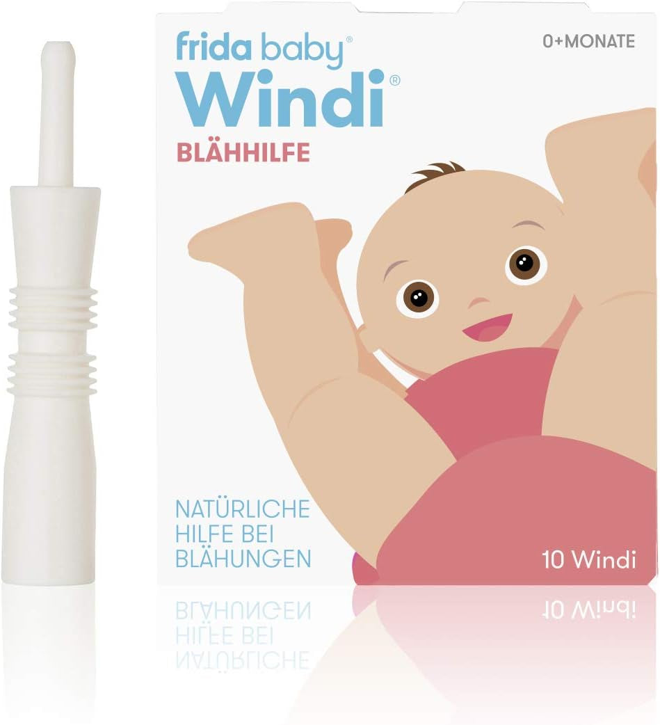 Fridababy Windi Gasentlastung für Babys ab 0 Monaten, 10 Stück, Einwegkatheter, Erdgasentlastung, 20437