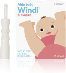Fridababy Windi Gasentlastung für Babys ab 0 Monaten, 10 Stück, Einwegkatheter, Erdgasentlastung, 20437