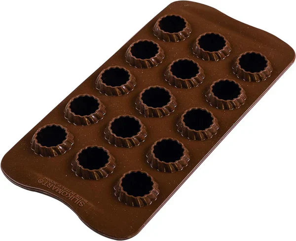 Silikomart 199384, Flammen-Schokoladen-3D-Form