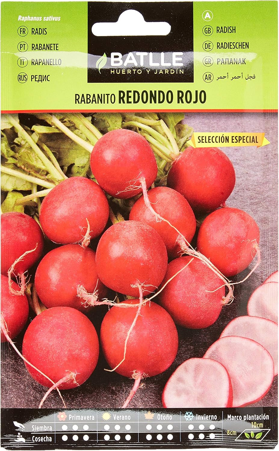 Batlle Gemüsesamen - Radieschen Riesig Lang - Mallorca (1800 Samen)